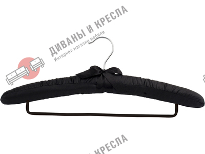 Набор вешалок Набор вешалок VAL 7060bb мягких тканевых 2 шт, чёрные