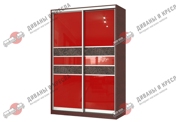 Шкаф-купе прямой Стиль-2 Оракал-кожа 110x40x200