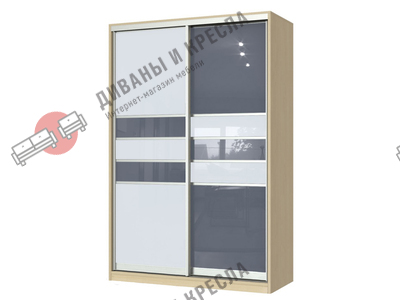 Шкаф-купе прямой Твист-2 Оракал 90x40x200