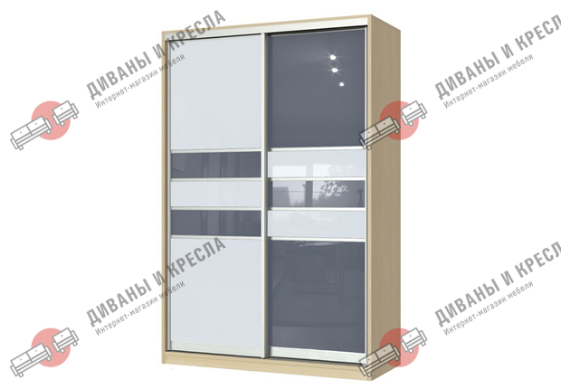 Шкаф-купе прямой Твист-2 Оракал 90x40x200
