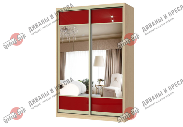 Шкаф-купе прямой Аристократ-2 Оракал 100x40x200