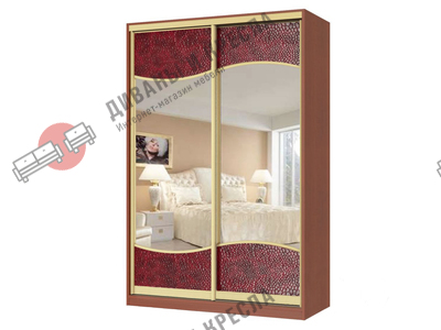 Шкаф-купе прямой Фристайл-2 кожа 90x40x200