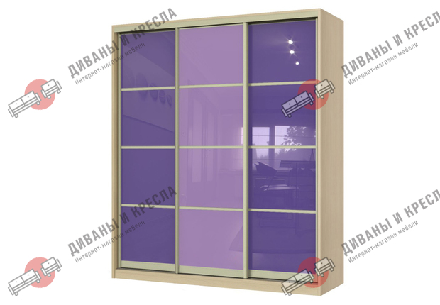 Шкаф-купе прямой Галант-3 Оракал 170x40x200