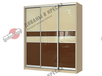 Шкаф-купе прямой Президент-3 Оракал 170x40x200