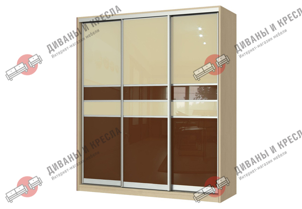 Шкаф-купе прямой Президент-3 Оракал 170x40x200
